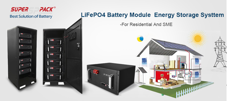 Sistema de almacenamiento de energía del módulo de batería LiFePO4