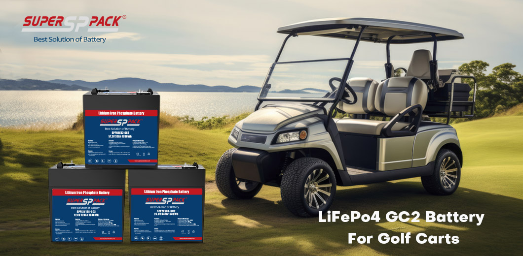 Batería LiFePo4 GC2 para carritos de golf