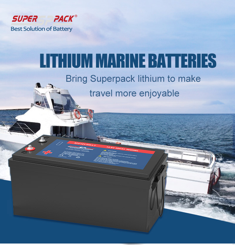 Batería marina de baja temperatura Superpack 12V300Ah