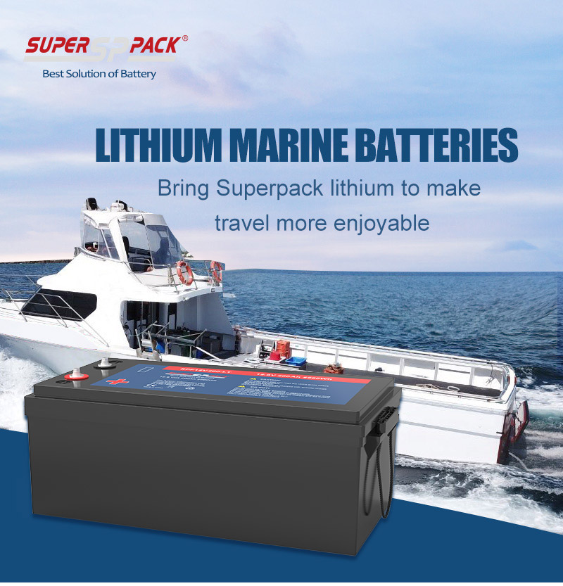Baterías marinas de litio Superpack