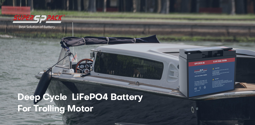 Batería LiFePO4 de ciclo profundo para motor de pesca por curricán