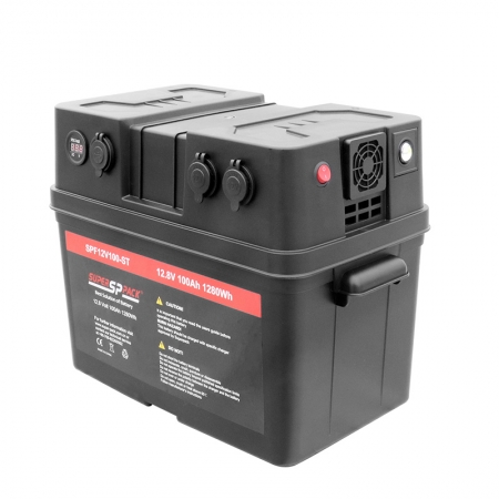 Rechargeable 12v100Ah SHS Battery Box 