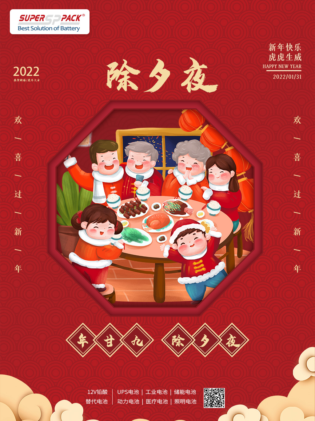 víspera del año nuevo chino's
