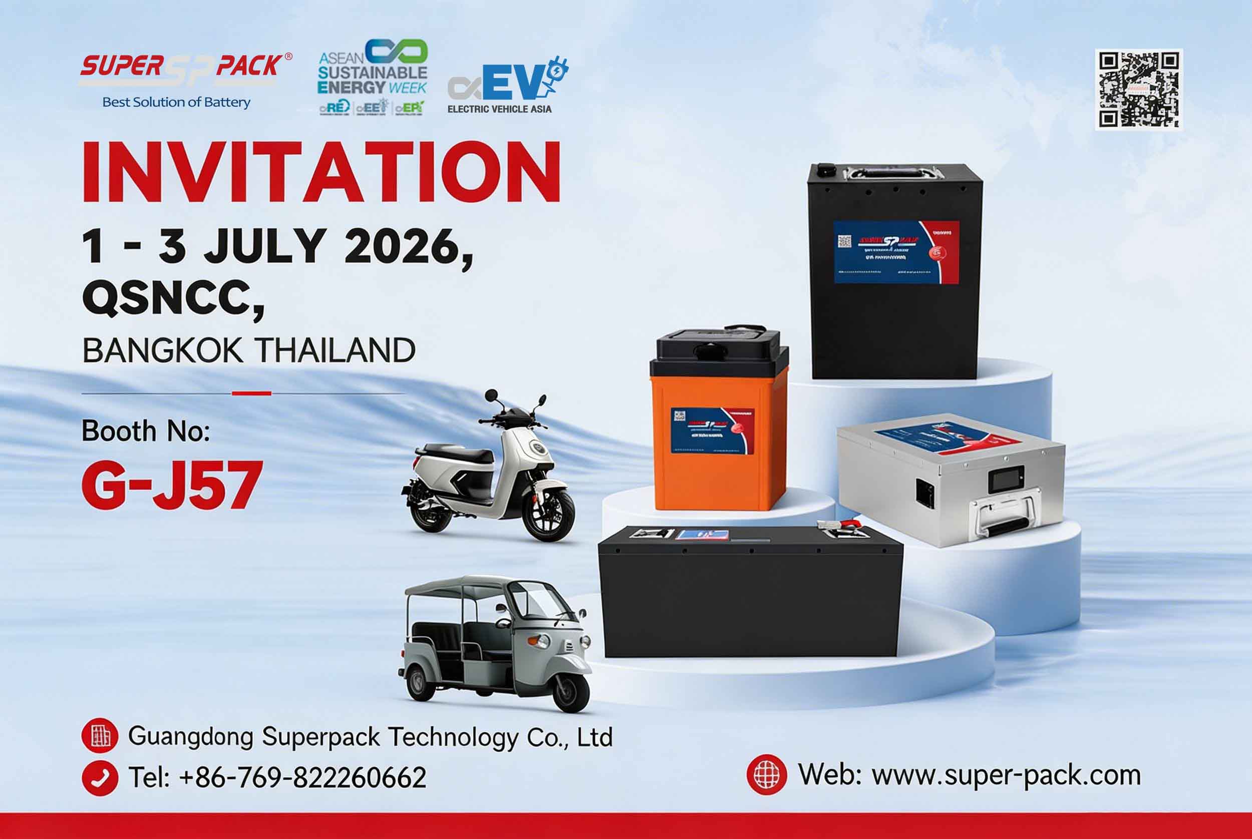Superpack en la Semana de la Energía Sostenible de Asia 2026 - QSNCC, Bangkok